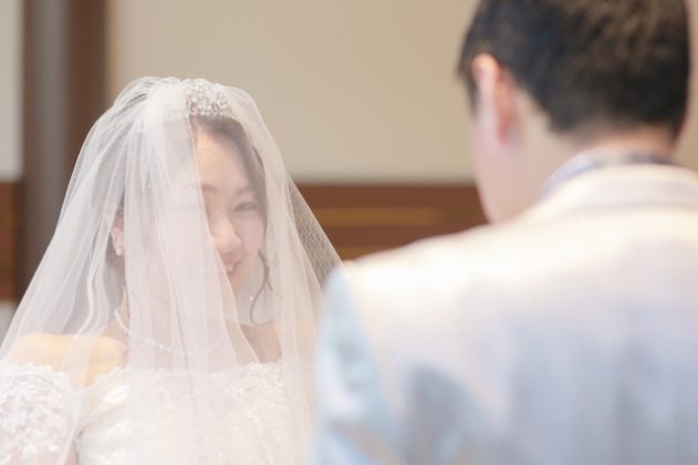 ベールダウン.とは.結婚式